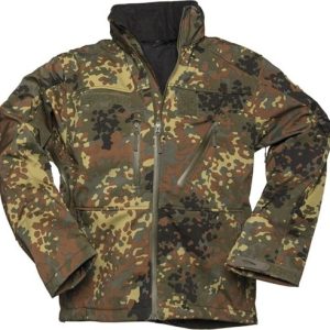 Bunda Softshell SCU 14 flecktarn S