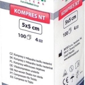Batist KOMPRES NT 5x5cm, 4vr., 100 ks