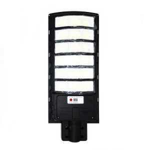 Solární napájení, senzor pohybu, dálkové ovládání, pouliční osvětlení, 800 W, zakřivené