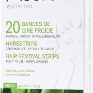 Acorelle Depilační proužky na obličej 20 ks