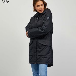 SAM 73 Dámský kabát ARTEMIS Černá XS