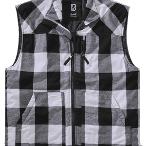 Brandit Vesta Lumber Vest bílá | černá 7XL