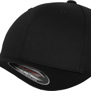 Brandit Čepice Baseball Cap Flexfit Wooly Combed černá | černá S/M