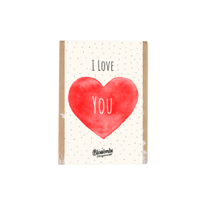 Semínkové bomby – dárková sada mini "Miluji tě" Blossombs 4ks