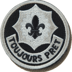 Nášivka: Pluk jízdní 2. šedá | černá