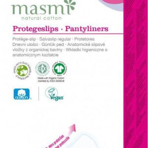 Masmi Vložky slipové anatomické z organické bavlny 24 ks