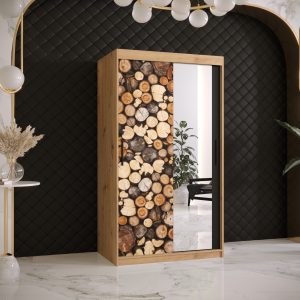 Abika  skříň DREWNO 2  100/200/62 barevné provedení