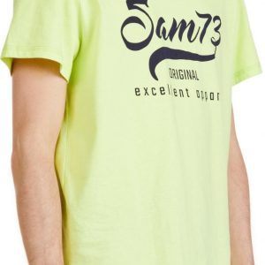 SAM 73 Pánské triko CALVIN Žlutá S