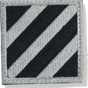 Nášivka: Divize pěší 3. šedá | černá