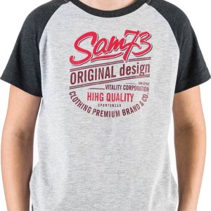 SAM 73 Chlapecké triko KEVIN Šedá 116