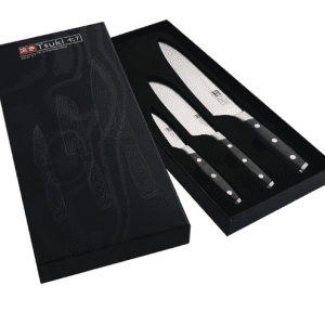 Tsuki – sada 3 nožů z damaškové oceli