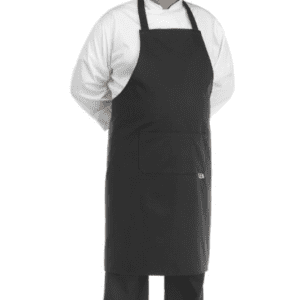 Kuchařská zástěra ke krku EGOchef BIG BOY – černá – velikost od 5XL – 7XL