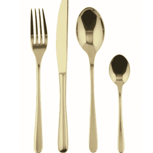 Sada příborů Sambonet Taste PVD Champagne, 24 ks