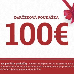 Dárkový poukákaz 100 €