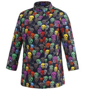 Dámský rondon EGOchef Barevné smrtky 100% bavlna L