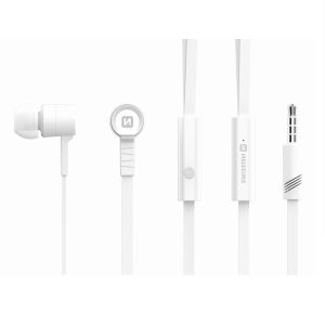 Sluchátka SWISSTEN Earbuds Rainbow YS-D2 bílá