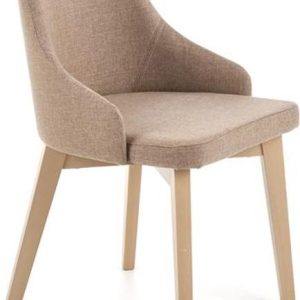 Halmar Jídelní židle Toledo, dub sonoma/hnědá