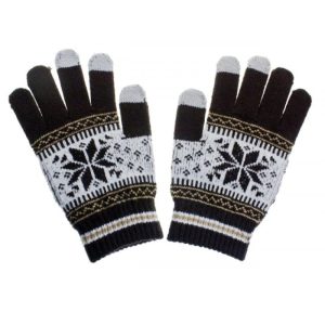 Rukavice Nordic pro dotykové telefony černé
