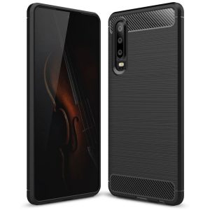 Pouzdro Forcell CARBON Case HUAWEI P30 černé