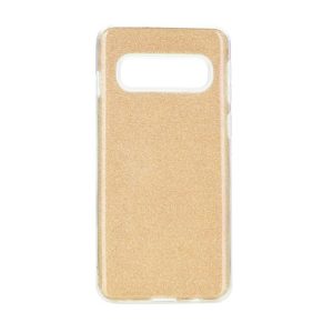Pouzdro Forcell SHINING Samsung Galaxy S10 zlaté