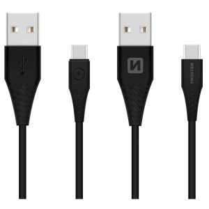 Swissten 71504403 USB 3.1 typ A na typ C, konektor 9mm, 1,5m, černý