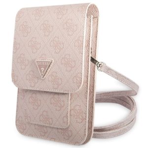 Pouzdro Guess 4G Triangle Logo Phone Bag Universal GUWBP4TMPI Pink