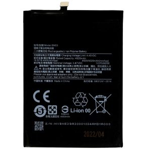 Baterie Xiaomi BN53 Redmi Note 9 PRO MAX, Note 10 PRO, Note 10 PRO MAX 5020mAh OEM náhrada