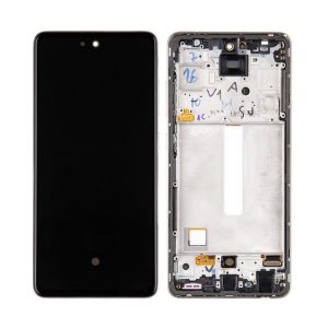 LCD display Samsung A525 Galaxy A52, A526 Galaxy A52 5G + dotykové sklo + kryt Original bílý