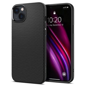 Pouzdro Apple iPhone 14 PLUS SPIGEN Liquid Air ACS04891 Matte Black