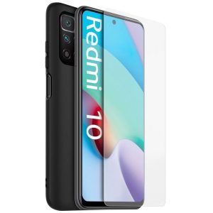Made for Xiaomi TPU Kryt + Tvrzené Sklo pro Redmi 10/Redmi 10 2022 Black 57983112204