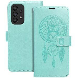 Pouzdro Flip Mezzo Book Samsung A125 Galaxy A12 vzor lapač snů mátové