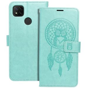Pouzdro Flip Mezzo Book Xiaomi Redmi 9C vzor Lapač snů mátové