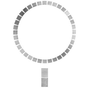 Držák kovová podložka samolepící kruh z magnetů kompatibilní s Apple MagSafe