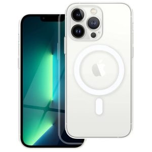 Pouzdro Clear Mag Cover case Apple iPhone 14 Pro Max čiré