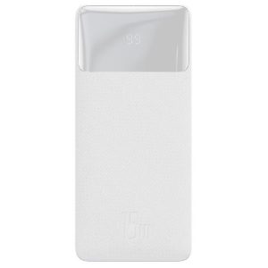 Zdroj záložní Baseus Bipow PowerBank 30000mAh USB-C + 2xUSB PD3.0 QC 3.0 15W PPDML-K02 bílý