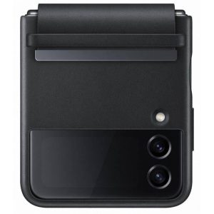Samsung Z Flip4 kožené zadní Black EF-VF721LBEGWW