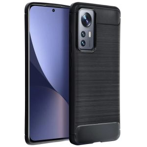 Pouzdro silikon Xiaomi Redmi Note 12 4G Carbon s výztuhou černé