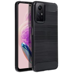 Pouzdro silikon Xiaomi Redmi Note 12S Carbon s výztuhou černé