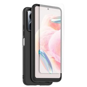 Pouzdro Made for Xiaomi TPU + tvrzené sklo Xiaomi Redmi Note 12 4G černé