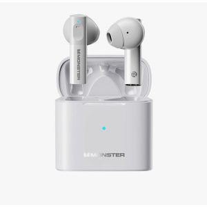 Sluchátka Bluetooth TWS Monster XKT03 + nabíjecí pouzdro White