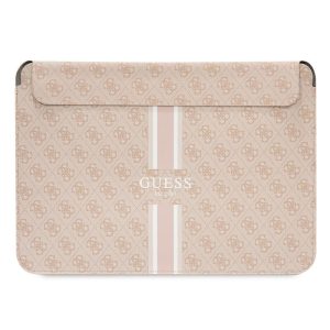 Pouzdro na notebook – Guess, 13-14 4G Printed Stripes Pink GUCS14P4RPSP