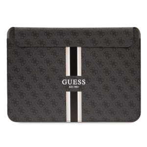 Pouzdro na notebook – Guess, 13-14 4G Printed Stripes Black GUCS14P4RPSK