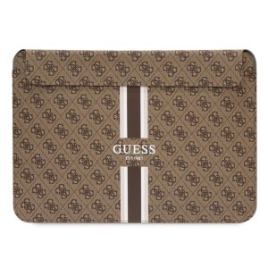 Pouzdro na notebook – Guess, 13-14 4G Printed Stripes Brown GUCS14P4RPSW