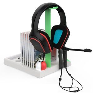 Herní ovladač iPega SW036 nabíjecí stanice s chlazením pro Nintendo Switch White