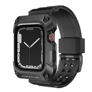 Nillkin DynaGuard řemínek + Kryt pro Apple Watch Series 45mm 7/8 Black 6902048263673