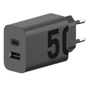 Nabíječka Motorola MC-502 USB-C + USB-A 50W Turbopower Quick Charge Original Black