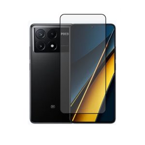 Screen Glass Xiaomi Redmi Note 13 PRO 5G, POCO X6 5G 5D Full Glue zaoblené černé 1031882
