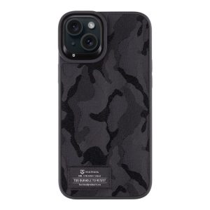 Pouzdro Tactical Camo Troop Apple iPhone 15 PLUS Black