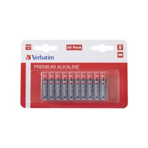 VERBATIM Alkaline AAA 20ks 49876