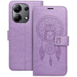 Pouzdro Flip Mezzo Book Xiaomi Redmi Note 13 4G vzor lapač snů fialové